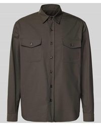 Cruna - Regular Fit Hemdjacke mit Brusttaschen Modell 'Osaka' - Lyst