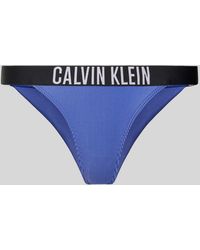 Calvin Klein - Bikini-Hose mit elastischem Label-Bund Modell 'BRAZILIAN' - Lyst