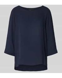 Marc Cain - Blouseshirt Met Ronde Hals En 3/4-Mouwen - Lyst