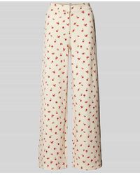 Ichi - Hose Mit Weitem Bein Modell 'Kate' - Lyst
