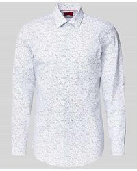 HUGO - Slim Fit Freizeithemd aus reiner Baumwolle Modell 'KENNO' - Lyst