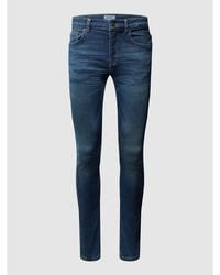 Only & Sons Stone Washed Slim Fit Jeans - Blau