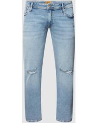 Jack & Jones - PLUS SIZE Jeans im Destroyed-Look Modell 'GLENN' - Lyst