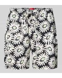 HUGO - Regular Fit Sweatshorts Met Labelpatch - Lyst