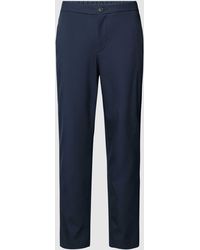 SELECTED - Slim Tapered Fit Stoffen Broek Met Elastische Band - Lyst