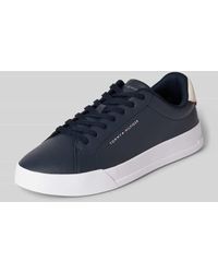 Tommy Hilfiger - Sneaker Aus Leder Mit Label-Details - Lyst