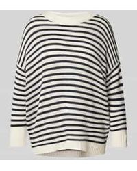 0039 Italy - Oversized Gebreide Pullover Met Ronde Hals, Model 'Amadea' - Lyst