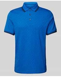 Michael Kors - Regular Fit Poloshirt Met All-Over Labelmotief, Model 'Greenwich' - Lyst