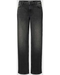 Review - Jeans mit Eingrifftaschen in unifarbenem Design - Lyst