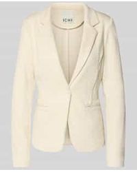 Ichi - Slim Fit Blazer Van Viscosemix Model 'Kate Lumina' - Lyst