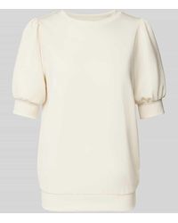 Soya Concept - Sweatshirt mit gerippten Abschlüssen - Lyst