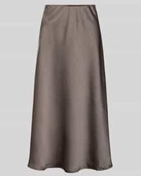 Neo Noir - Midirok Van Satijn Met Elastische Band, Model 'Bovary' - Lyst