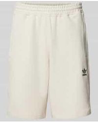 adidas Originals - Regular Fit Sweatshorts Met Labelstitching - Lyst