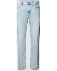 Calvin Klein - Straight Leg Jeans mit Eingrifftaschen - Lyst