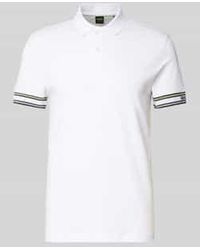 BOSS - Slim Fit Poloshirt Van Zuiver Katoen, Model 'Polozone' - Lyst