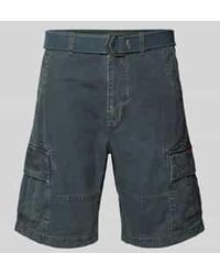 Superdry - Korte Regular Fit Cargobroek Met Riem - Lyst