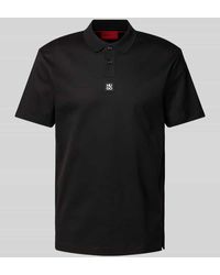 HUGO - Regular Fit Poloshirt mit Label-Badge Modell 'Deabono' - Lyst