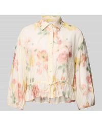 Jake*s - Bluse aus Viskose-Mix mit Bindegürtel und 3/4-Arm - Lyst