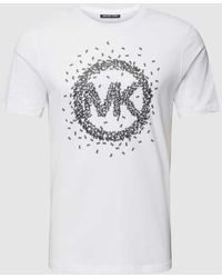 Michael Kors - T-Shirt mit Label-Print Modell 'SCATTERED' - Lyst