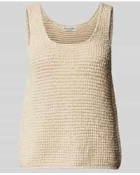 Marc O' Polo - Regular Fit Gebreide Top Van Puur Katoen Met Ronde Hals - Lyst