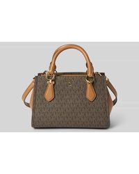 MICHAEL Michael Kors - Shoulder Bag mit Allover-Logo-Print Modell 'Marilyn' - Lyst