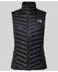 The North Face - Regular Fit Steppweste mit Logo-Stitching Modell 'HUILA' - Lyst