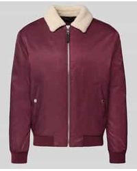 Mcneal - Regular Fit Jack Met Platte Kraag - Lyst