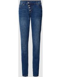 Buena Vista - Regular Fit Jeans Met Labelprint En Riem - Lyst