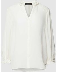 Marc Cain - Blouse Met Smokdetails - Lyst
