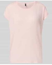 Vero Moda - Regular Fit T-shirt Van Lyocell-mix - Lyst