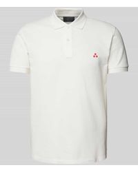 Peuterey - Regular Fit Poloshirt mit Logo-Stitching Modell 'ZENO' - Lyst