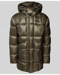 Blauer Usa - Daunenjacke Mit Label-Patch Modell 'Tiverton' - Lyst