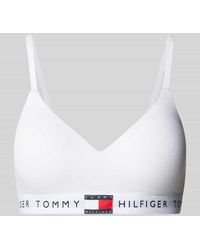 Tommy Hilfiger - Bralette Mit Elastischem Label-Bund Modell 'Th Heritage' - Lyst
