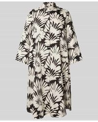 0039 Italy - Knielanges Kleid mit verdeckter Knopfleiste Modell 'GRACY' - Lyst
