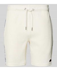 Ellesse - Regular Fit Cordshorts Mit Logo-Badge Modell 'Tomatro' - Lyst