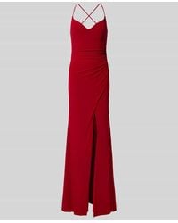 Luxuar - Abendkleid mit seitlicher Raffung - Lyst