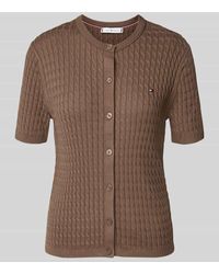 Tommy Hilfiger - Regular Fit Strickjacke aus reiner Baumwolle - Lyst