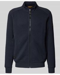 Camel Active - Regular Fit Sweatjacke mit Stehkragen Modell 'Bubble' - Lyst