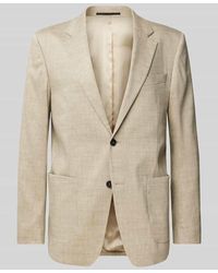 Tiger Of Sweden - Regular Fit 2-Knopf-Sakko aus Leinen-Mix Modell 'JUSTIN' - Lyst
