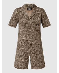 Dickies Playsuit mit Leopardenmuster - Natur
