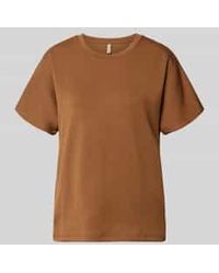Soya Concept - T-Shirt Met Ronde Hals Model 'Banu' - Lyst