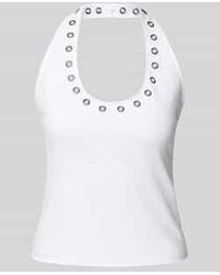 Weekday - Tanktop Met Halter - Lyst