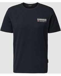 Napapijri - T-Shirt mit Label-Print Modell 'KASBA' - Lyst