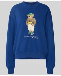 Polo Ralph Lauren - Sweatshirt mit Label-Print und Rundhalsausschnitt - Lyst