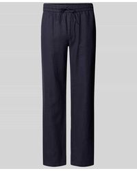 Les Deux - Regular Fit Leinenhose mit Eingrifftaschen Modell 'Patrick' - Lyst