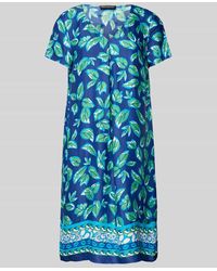 Betty Barclay - Knielanges Kleid aus Viskose mit Allover-Motiv-Print - Lyst