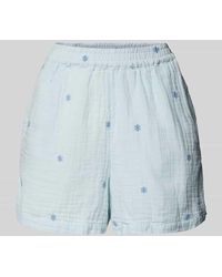 Pieces - High Waist Shorts mit elastischem Bund Modell 'MAYA' - Lyst