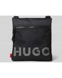 HUGO - Umhängetasche Mit Label-Print Modell 'Hans' - Lyst