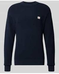 Calvin Klein - Gebreide Pullover Met Labelpatch - Lyst