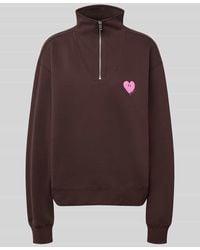 Oh April - Sweatshirt mit Reißverschluss Modell 'Pauli' - Lyst